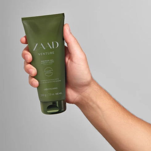 O Boticário Shower Gel Cabelo E Corpo Zaad Venture 200g